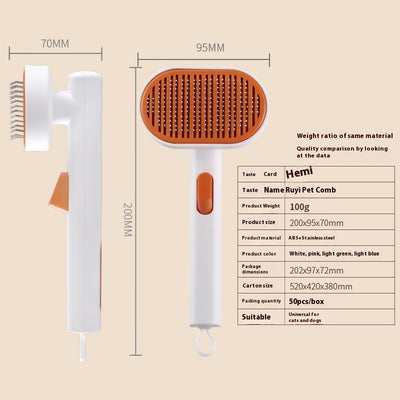 Pet Automatic Hair Fading Beauty Hair Removal Brush