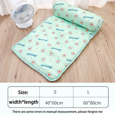 Dogs Mat Cooling Summer Pad Mat For Dogs Cat Blanket Sofa Breathable Pet Dog Bed Summer Washable For Small Medium Large Dogs New