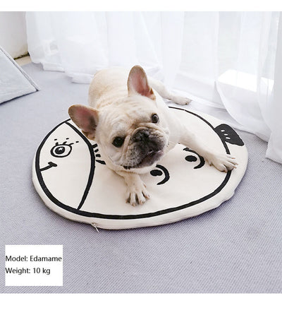 Cartoon Fish Cooling Mat Koi Pattern Pet Mat