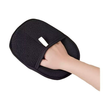 Petzystar Pet Hair Remover Mitt Pet Hair Remover Gloves Deshedding Brush Glove For Dog Cat Rabbit With Long Short Curly Hair