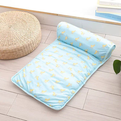 Dogs Mat Cooling Summer Pad Mat For Dogs Cat Blanket Sofa Breathable Pet Dog Bed Summer Washable For Small Medium Large Dogs New