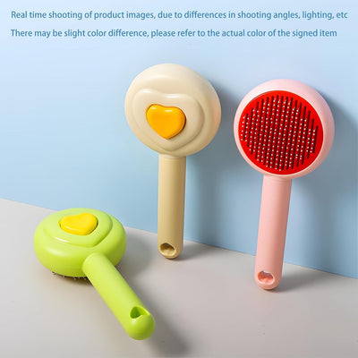 Pet Beauty Hair Removal Comb Cat Brush - One Click Release Care Cat Comb Dog Hair Removal Brush