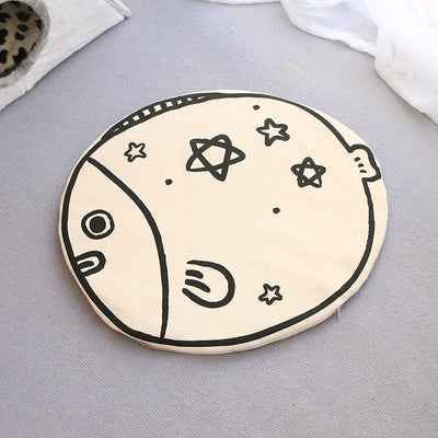 Cartoon Fish Cooling Mat Koi Pattern Pet Mat